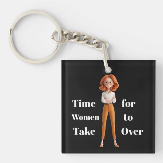 Sleutelhanger Tijd Voor Vrouwen (voorkant)