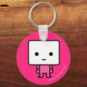 Sleutelhanger - Tofu - RozeBack (Voorkant)