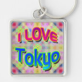 Sleutelhanger Tokyo Festival 3 "I LOVE Tokyo" (Voorkant)