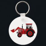 Sleutelhanger tractorButton<br><div class="desc">grote rode sleutelhanger</div>