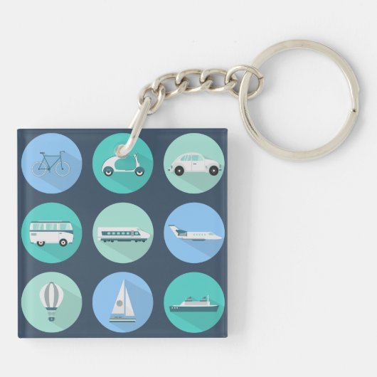Sleutelhanger transportpictogrammen (Achterkant)
