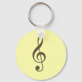 Sleutelhanger Treble Clef (Voorkant)