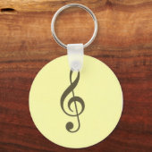 Sleutelhanger Treble Clef (Voorkant)
