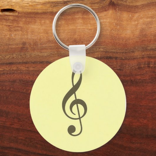 Sleutelhanger Treble Clef (Voorkant)