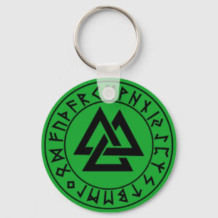 sleutelhanger Tri-Triangle Rune Shield on Grn