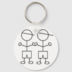sleutelhanger tweeling jongens