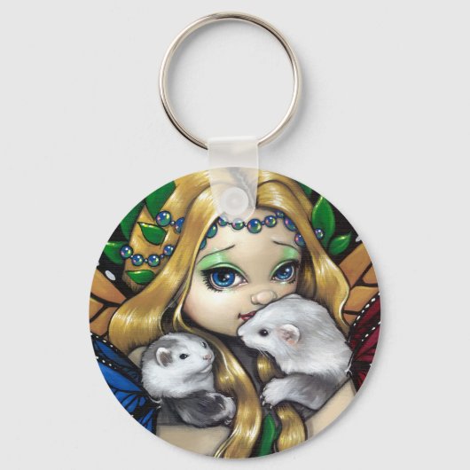 sleutelhanger "Two Fae Ferret" (Voorkant)