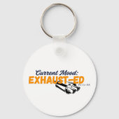Sleutelhanger 'Uitgeput' (Voorkant)