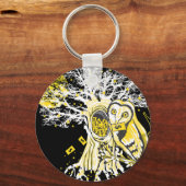 Sleutelhanger – Urban Tree Uil & Wealth Surreal Po (Voorkant)