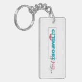 Sleutelhanger van acryl, dubbelzijdig Logo (Voorkant Links)