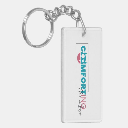 Sleutelhanger van acryl, dubbelzijdig Logo (Voorkant Links)