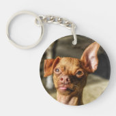 Sleutelhanger van acryl, rechthoek (dubbelzijdig) (Voorkant)