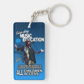 Sleutelhanger van acryl, rechthoek (dubbelzijdig) (achterkant)