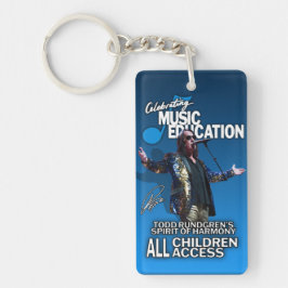 Sleutelhanger van acryl, rechthoek (dubbelzijdig)