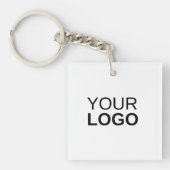 Sleutelhanger van acryl, vierkant (dubbelzijdig) S (Voorkant)