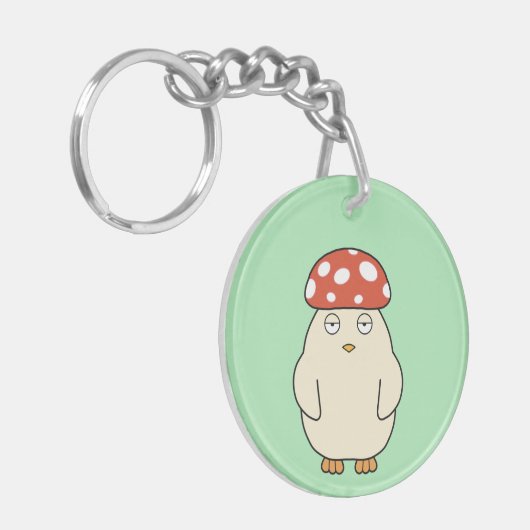 Sleutelhanger van acryl, vierkant (eenzijdig) (Voorkant Links)