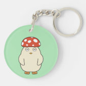 Sleutelhanger van acryl, vierkant (eenzijdig) (Achterkant)