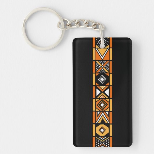 Sleutelhanger van Afrikaanse patronen (Voorkant)