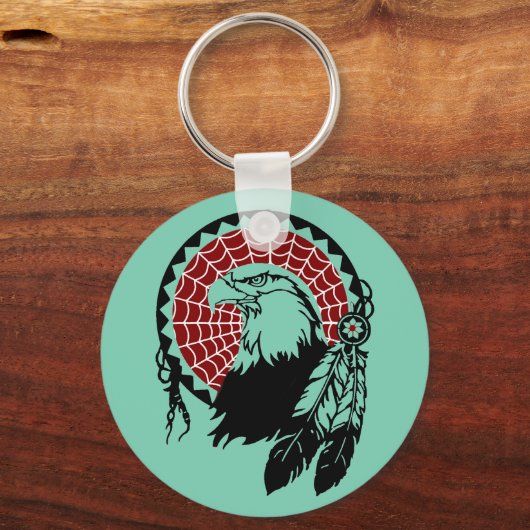 Sleutelhanger van American Indian Eagle Dreamweave (Voorkant)