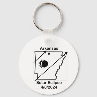 Sleutelhanger van Arkansas Solar Eclipse 2024