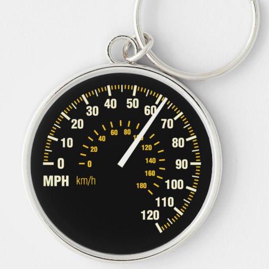Sleutelhanger van autosnelheidsmeter (Voorkant)