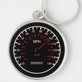 Sleutelhanger van autosnelheidsmeter