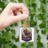 Sleutelhanger van Badlands nationaal park (Hand)