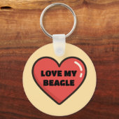 Sleutelhanger van Beagle (Achterkant)