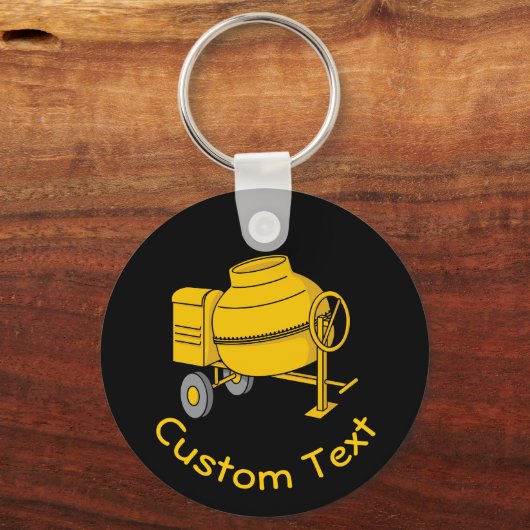 Sleutelhanger van betonmixer (Voorkant)