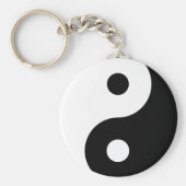 Sleutelhanger van Black and White Yin Yang (Voorkant)