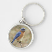 Sleutelhanger van blauwvogel (Voorkant)