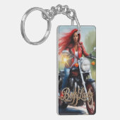 Sleutelhanger van Boss Lady Acryl (Voorkant Links)