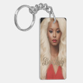 Sleutelhanger van Boss Lady Acryl (Voorkant Links)