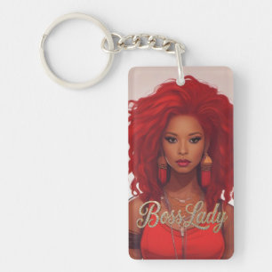Sleutelhanger van Boss Lady Acryl