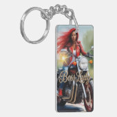 Sleutelhanger van Boss Lady Acryl (Voorkant Links)
