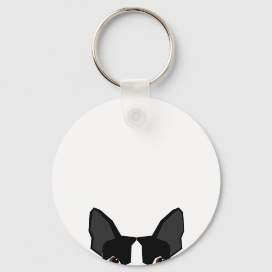 Sleutelhanger van Boston Terrier (Voorkant)