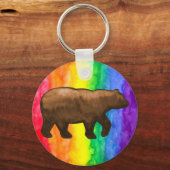 Sleutelhanger van bruin Beer (Voorkant)