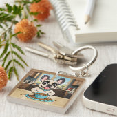 Sleutelhanger van Bulldog (Voorkant Rechts)