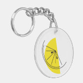 Sleutelhanger van Citrus Lemon, dubbelzijdig (Voorkant Links)