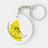 Sleutelhanger van Citrus Lemon, dubbelzijdig (Achterkant)