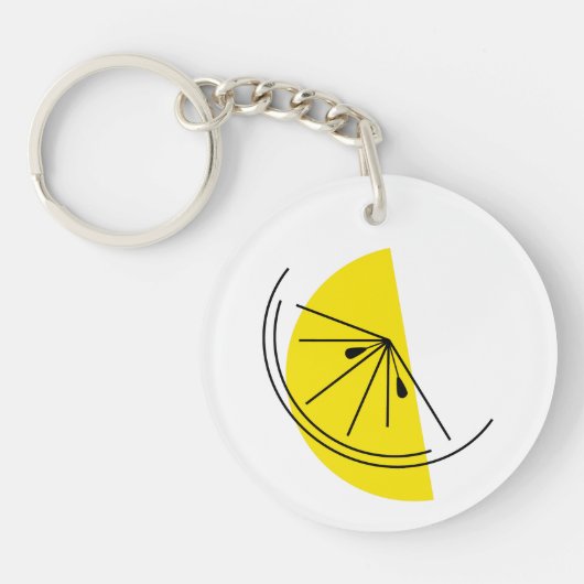 Sleutelhanger van Citrus Lemon, dubbelzijdig (Voorkant)