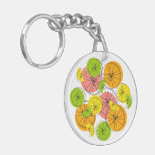 Sleutelhanger van Citrus Monogram, dubbelzijdig (Voorkant Links)