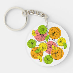 Sleutelhanger van Citrus Monogram, dubbelzijdig
