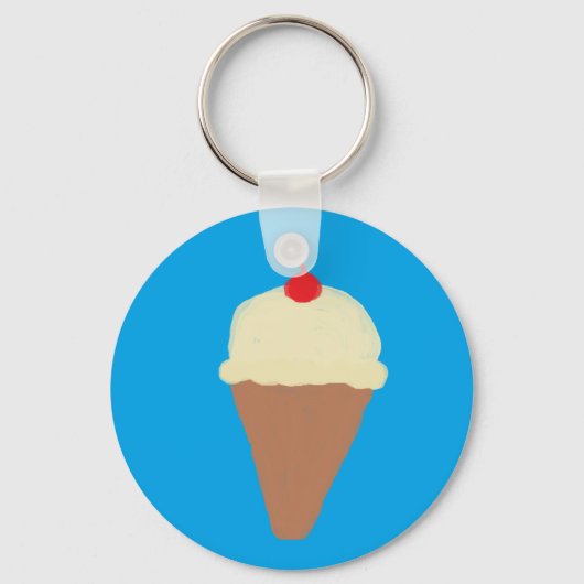 sleutelhanger van consumptie-ijs (Voorkant)