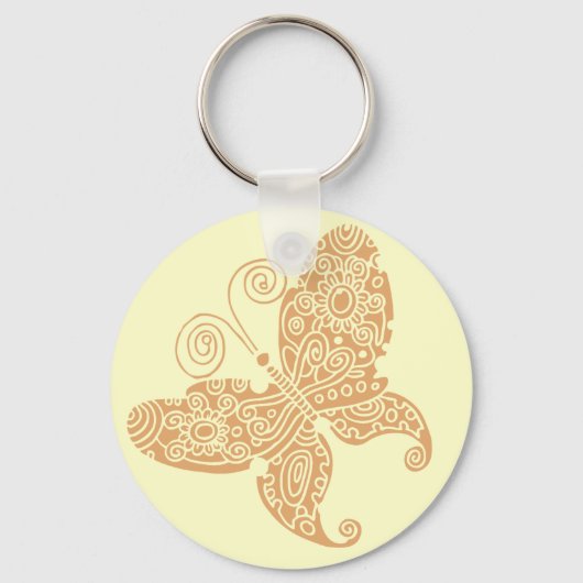 Sleutelhanger van Cream Butterfly (Voorkant)