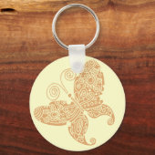 Sleutelhanger van Cream Butterfly (Voorkant)
