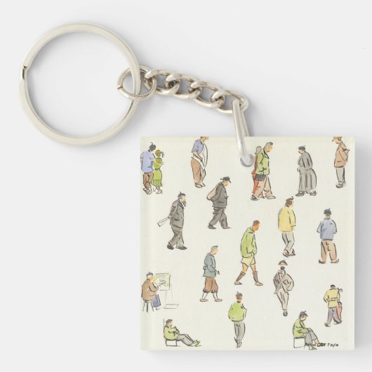  Sleutelhanger van de bevolking van Parijs (voorkant)