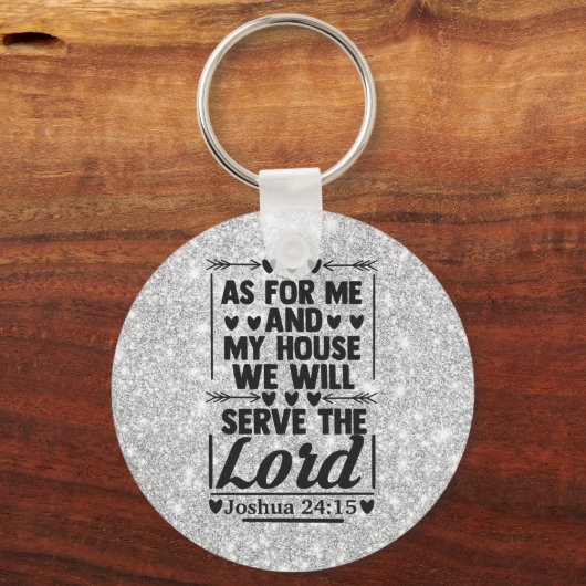 Sleutelhanger van de bijbelverse glans (Voorkant)