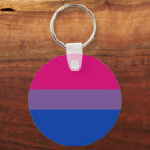 Sleutelhanger van de Bisexualiteitvlag (Voorkant)