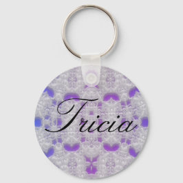 sleutelhanger van de blauwe kant van Tricia